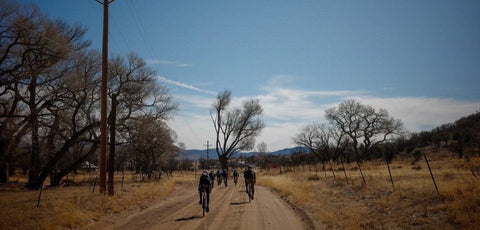 Gravel riders in Lochiel, AZ.