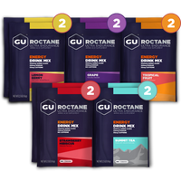 Roctane Energy Drink single serving Mixed Pack - 2 of each flavor: Summit Tea, Strawberry Hibiscus, Tropical Fruit, Grape, Lemon BErry